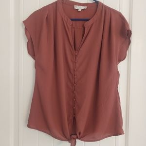 Womens Blouse Pink Rose brand size medium